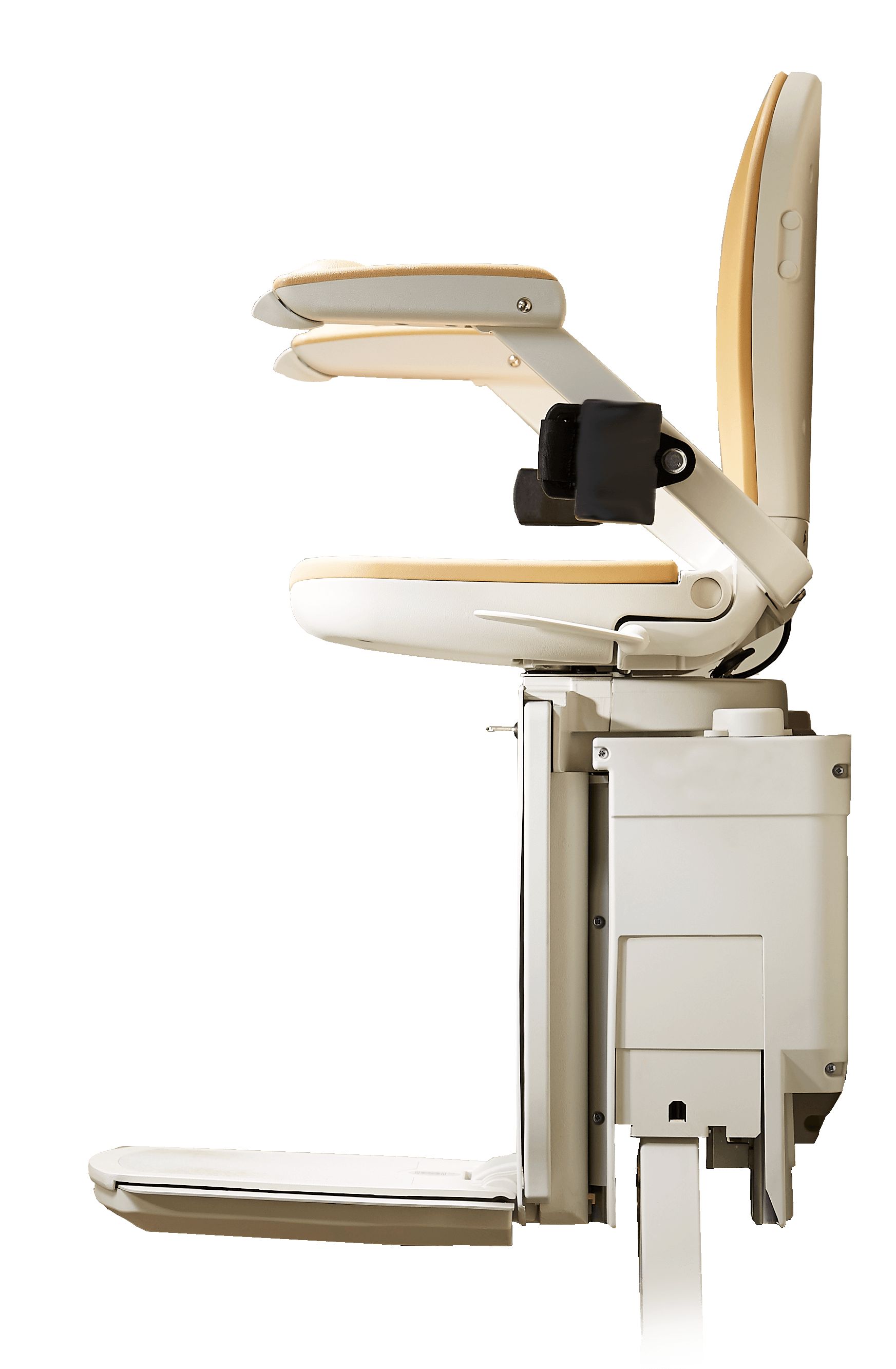 Acorn curved Stairlift side view